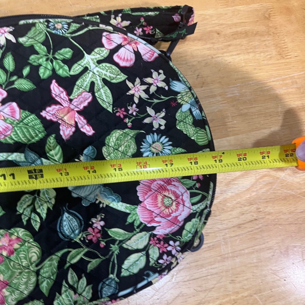Vera Bradley Night and Day Quilted Floral Tennis Racket Backpack Sling Bag Vtg - Picture 8 of 8